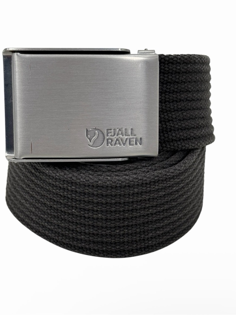 Fjallraven Canvas Strap Military Belt Men's Gray Adjustable Buckle Sport Utility